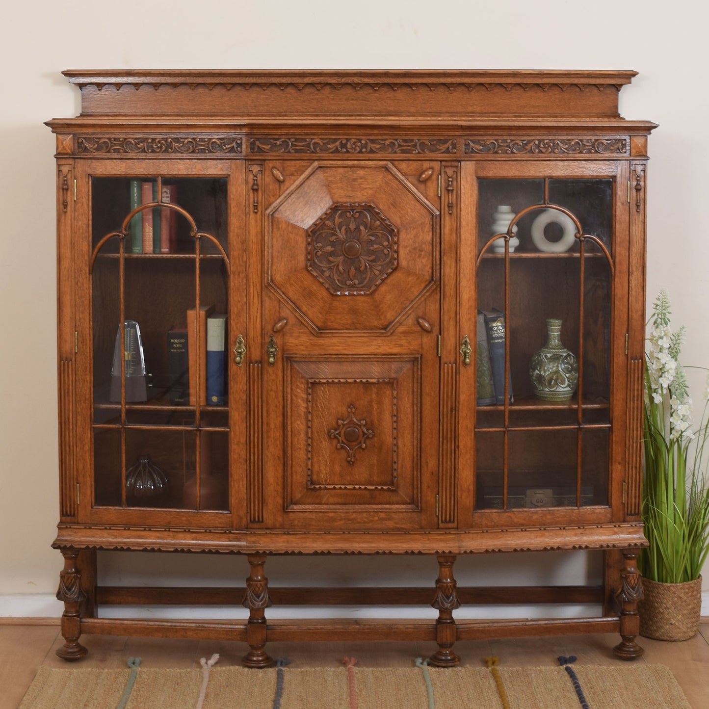 Large Carved Display Unit
