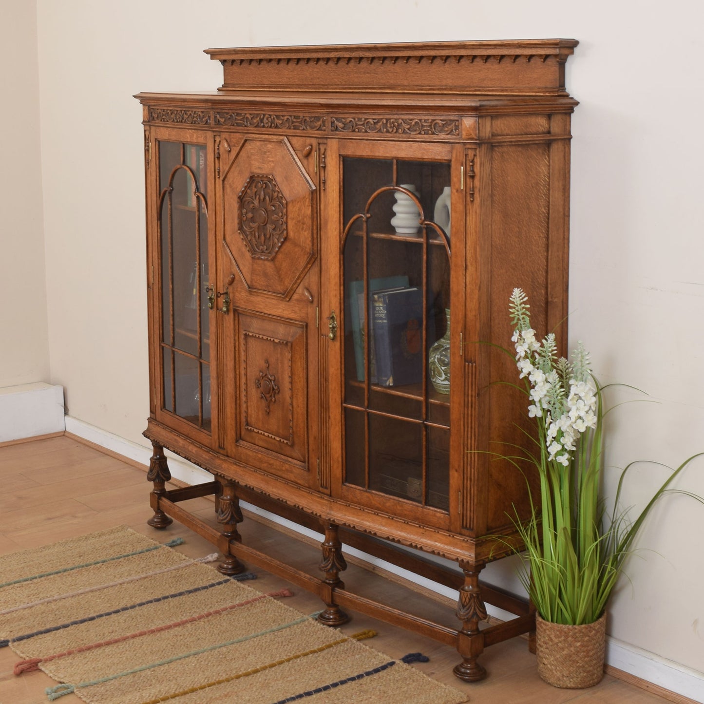 Large Carved Display Unit