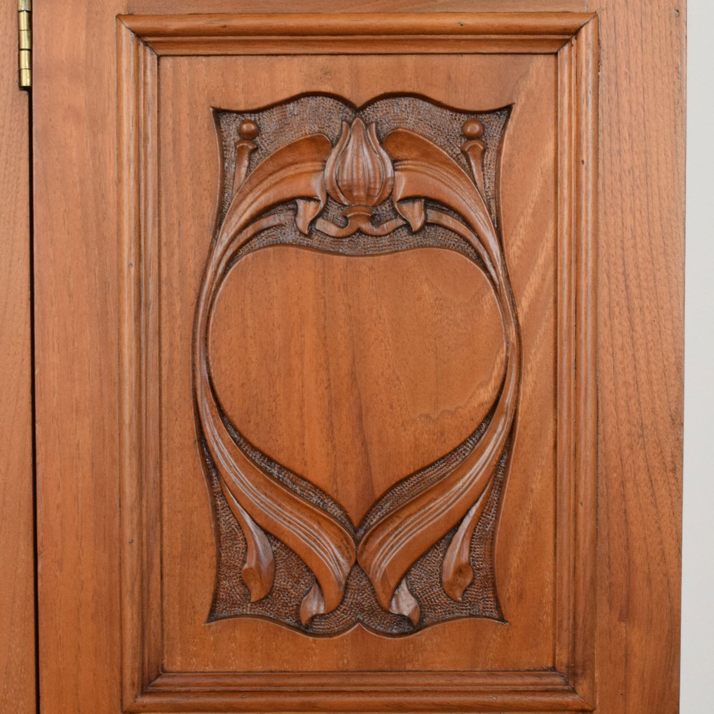 Mirrored Mahogany Hallrobe