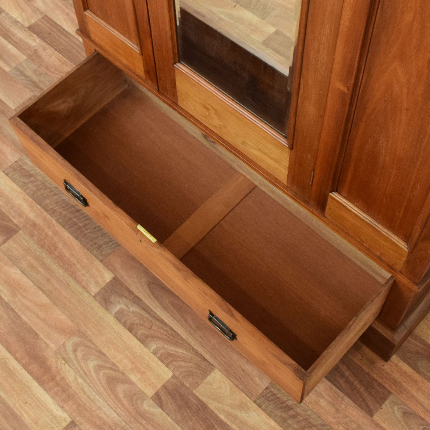 Mirrored Mahogany Hallrobe