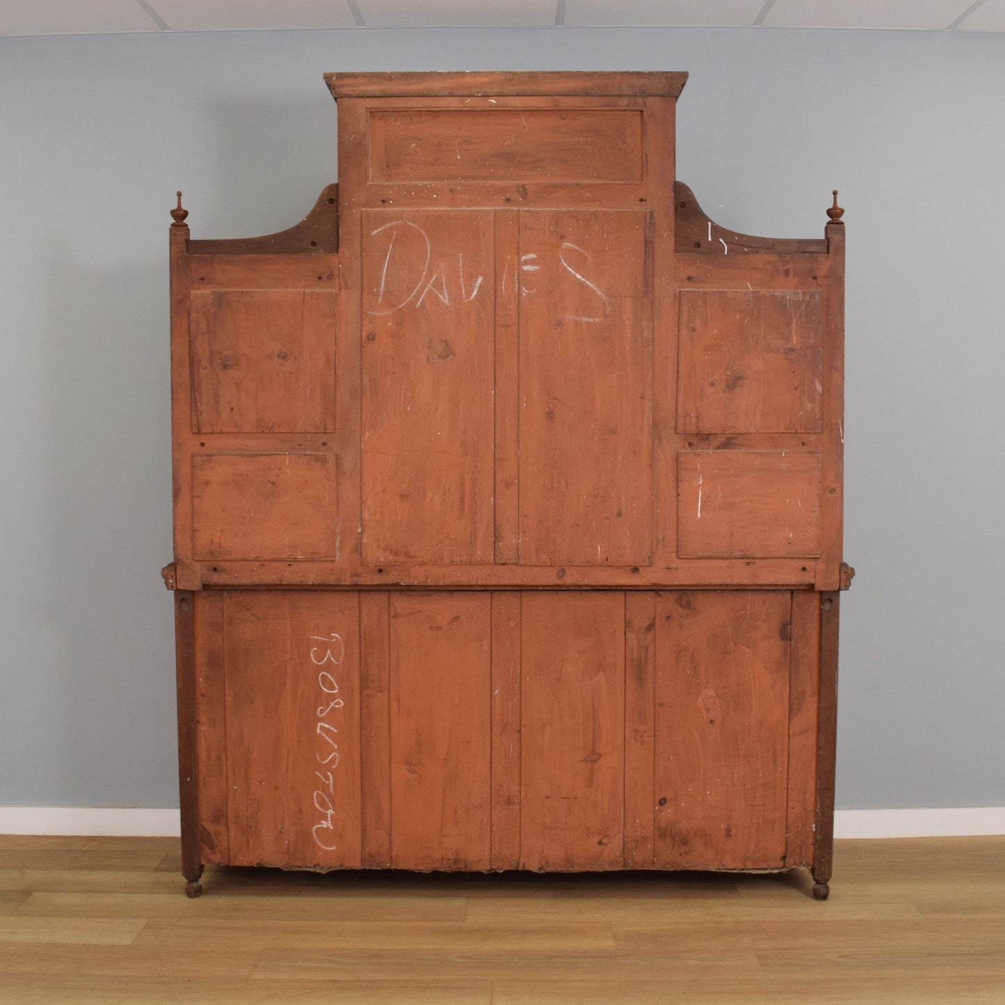 Large Mahogany Mirrored Sideboard