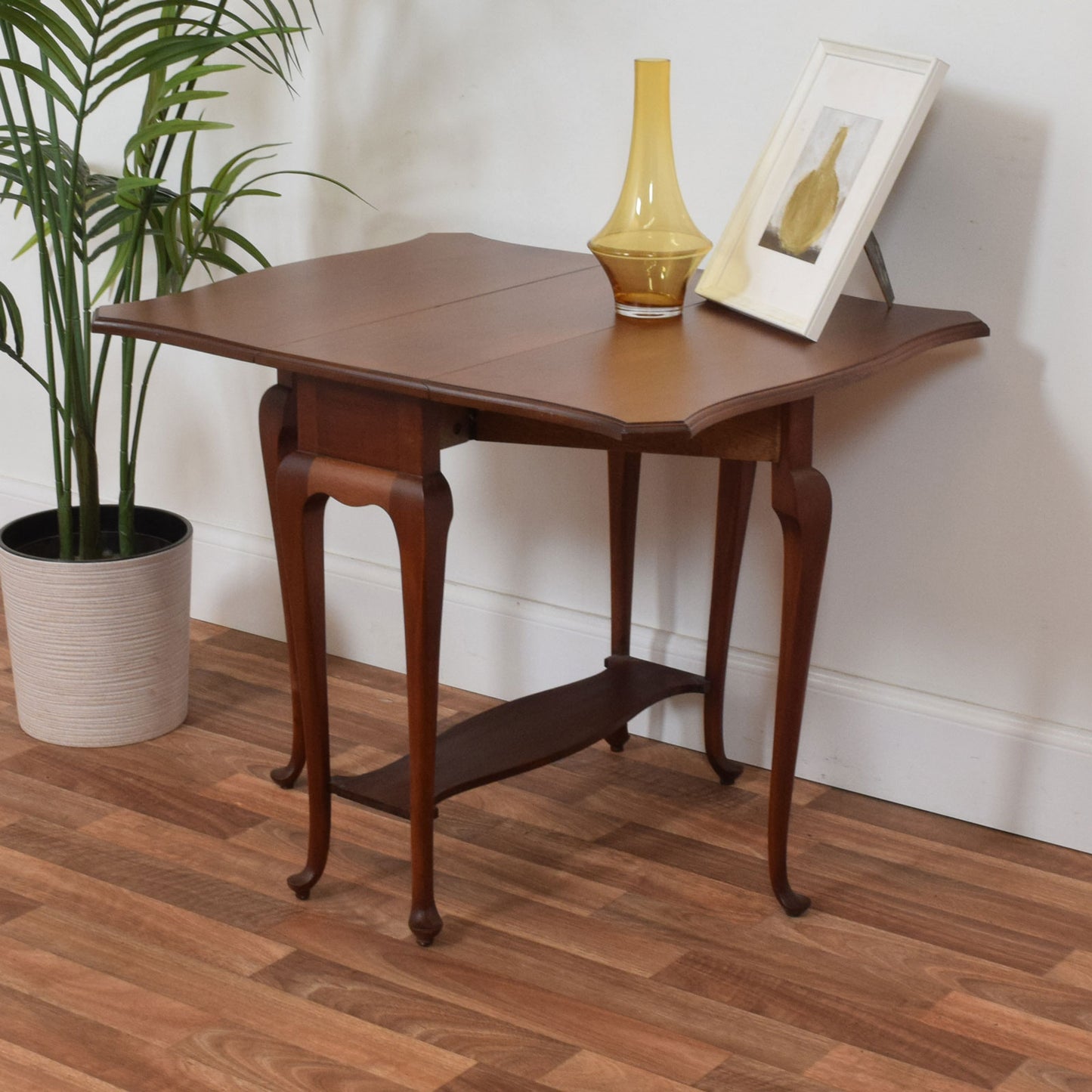 Gate-Leg Mahogany Side Table