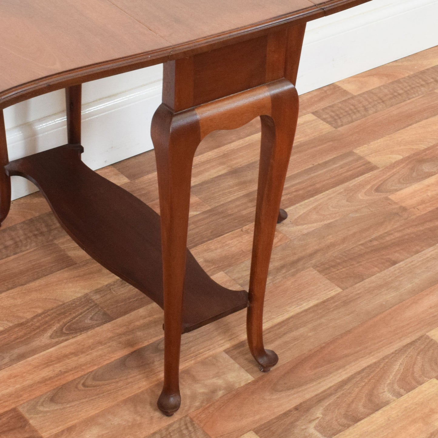 Gate-Leg Mahogany Side Table