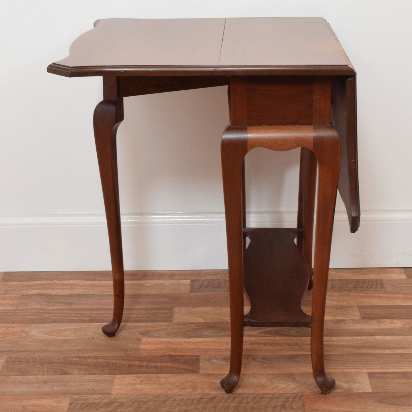 Gate-Leg Mahogany Side Table