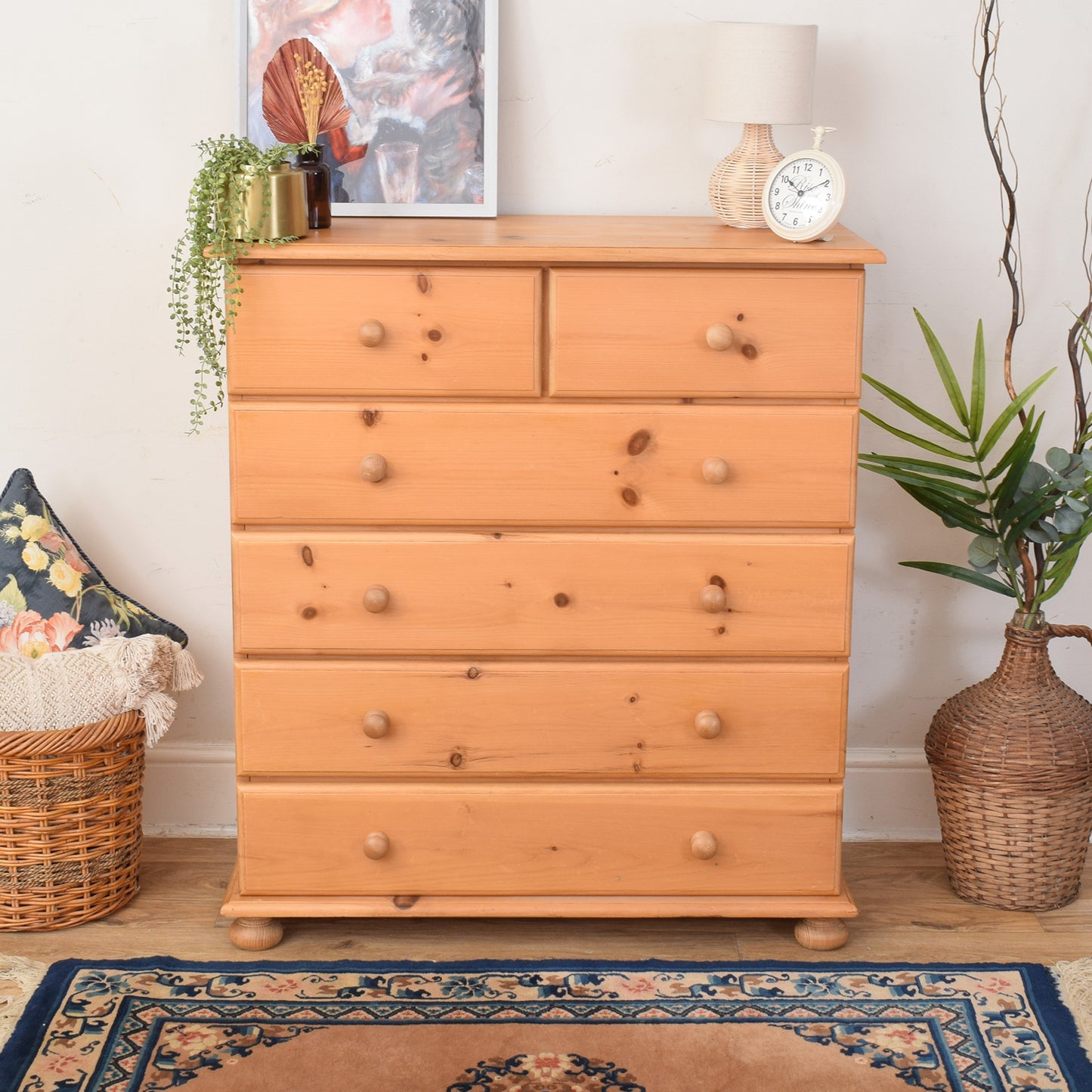 Pine Chest Of Drawers