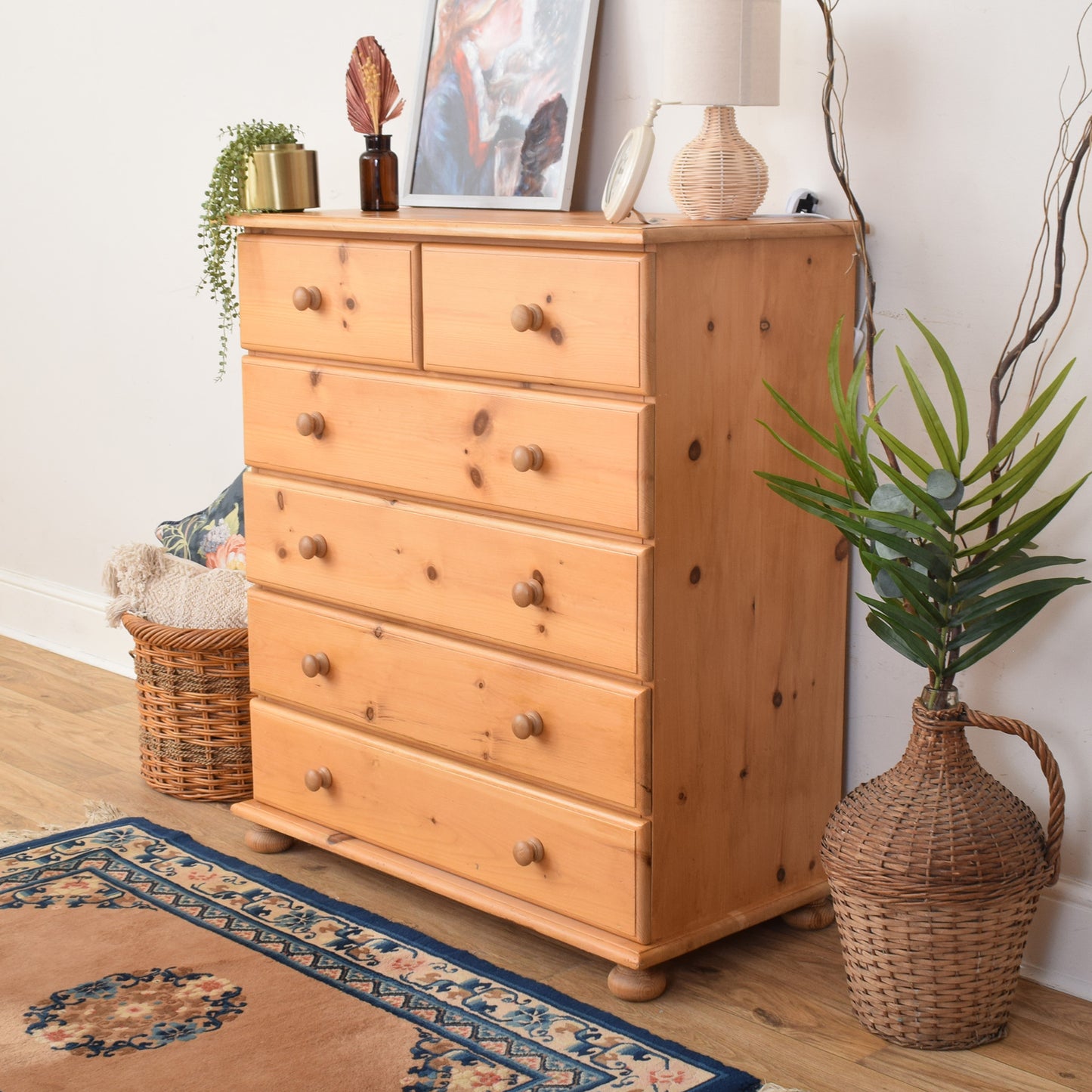 Pine Chest Of Drawers