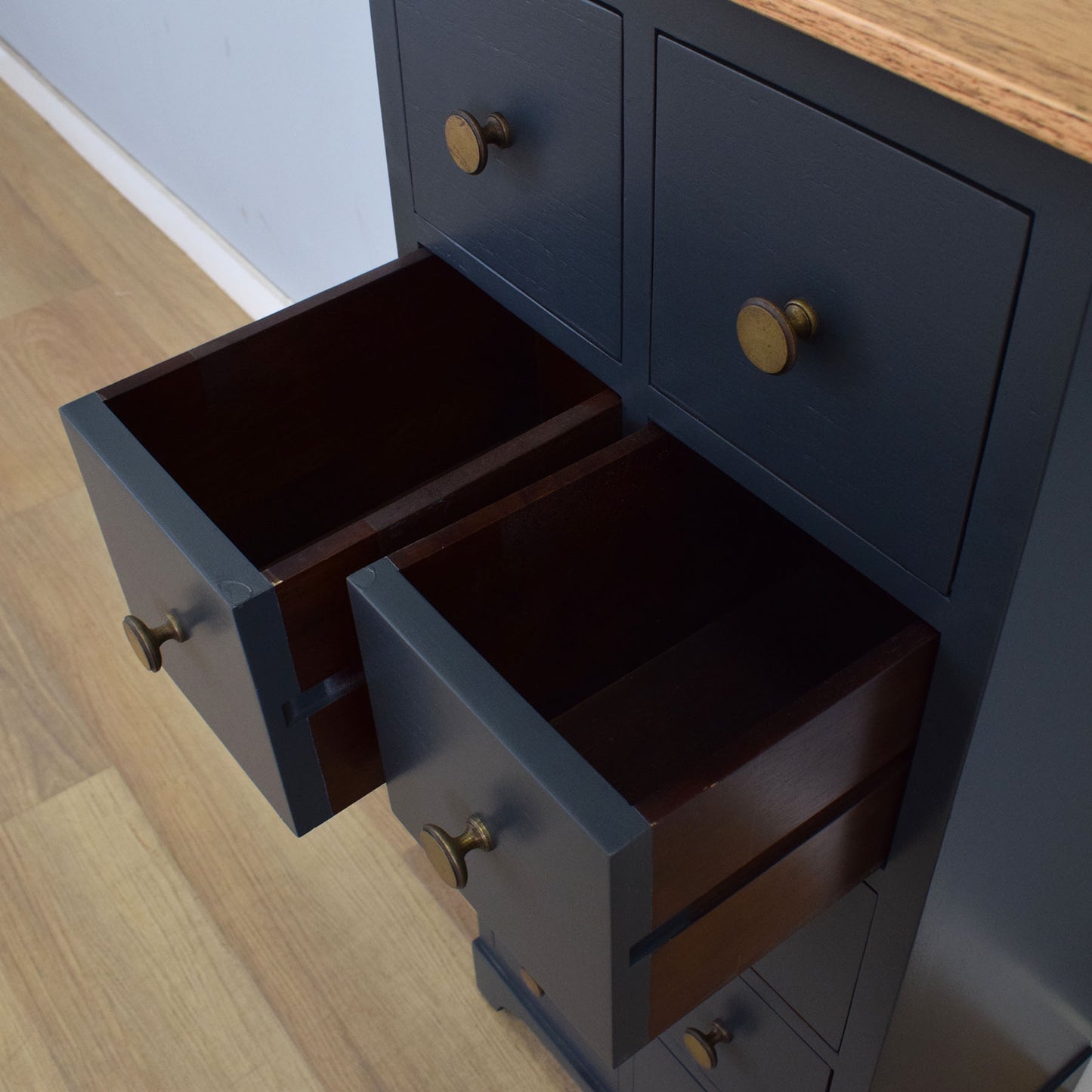 Tall Painted Chest