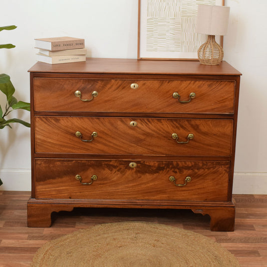 Flamed Mahogany Chest of Drawers