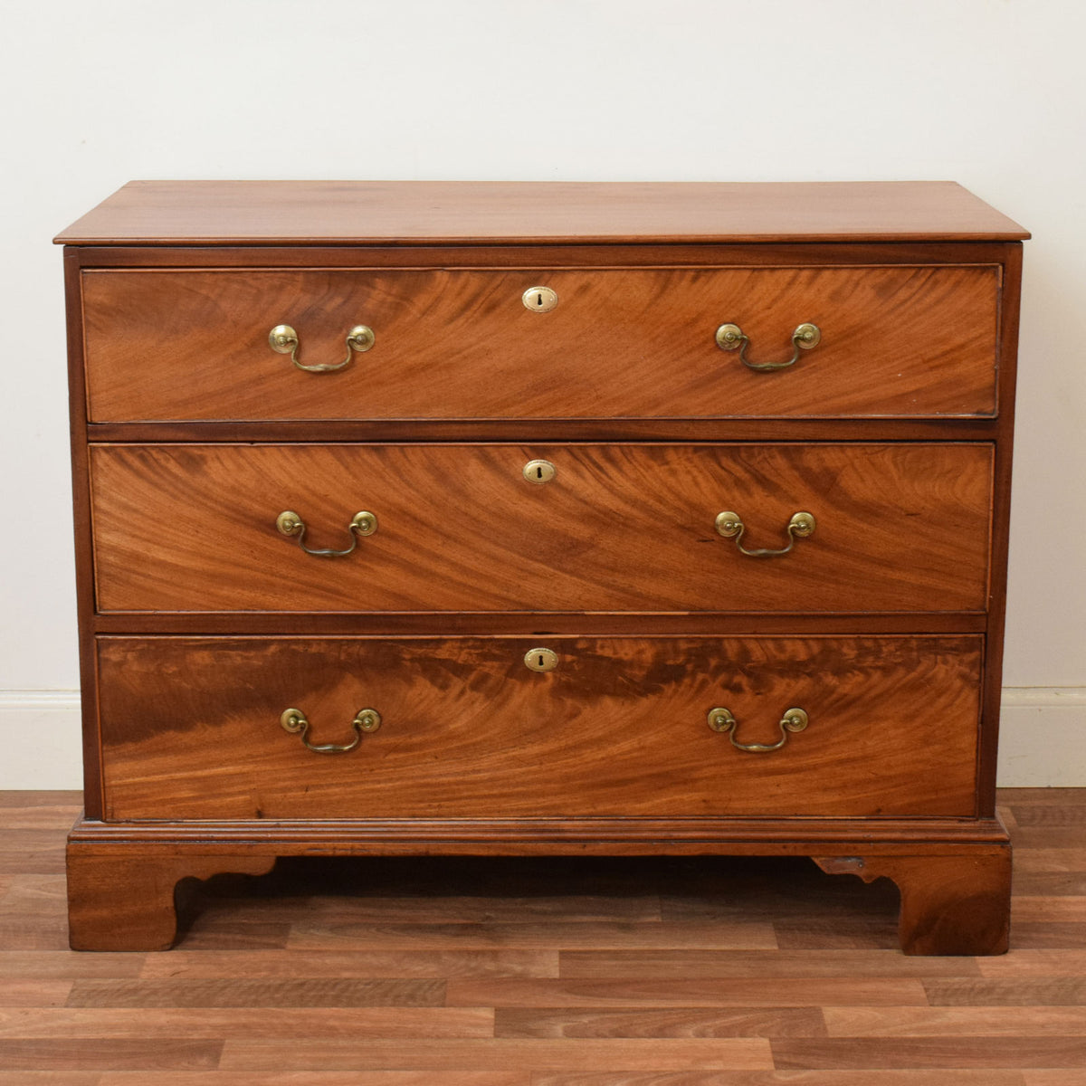 Mahogany Veneer Chest of Drawers