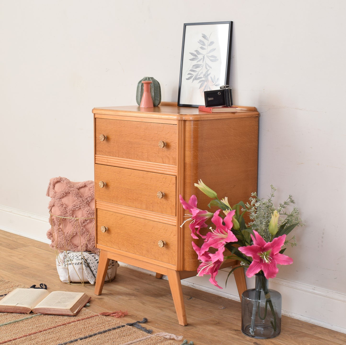 Oak Chest Of Drawers