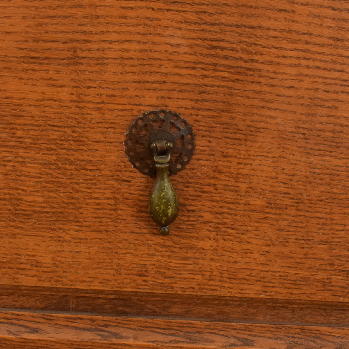 Oak Mirrored Hallrobe