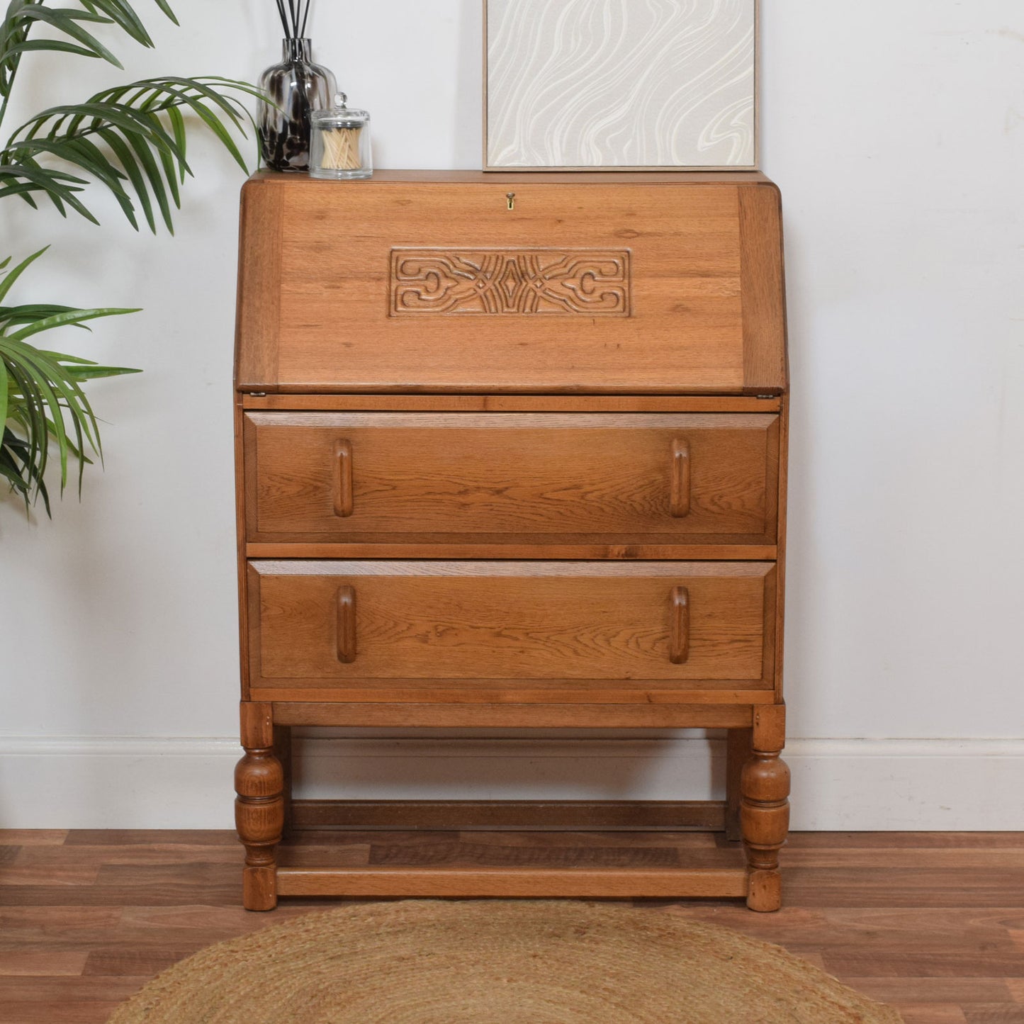 Restored Oak Bureau