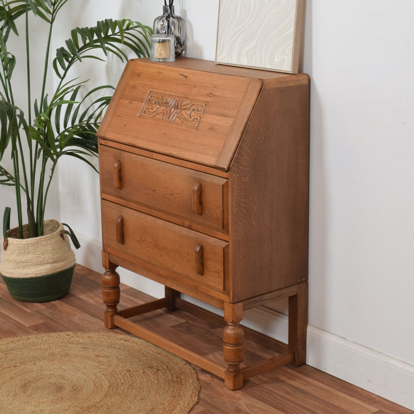 Restored Oak Bureau