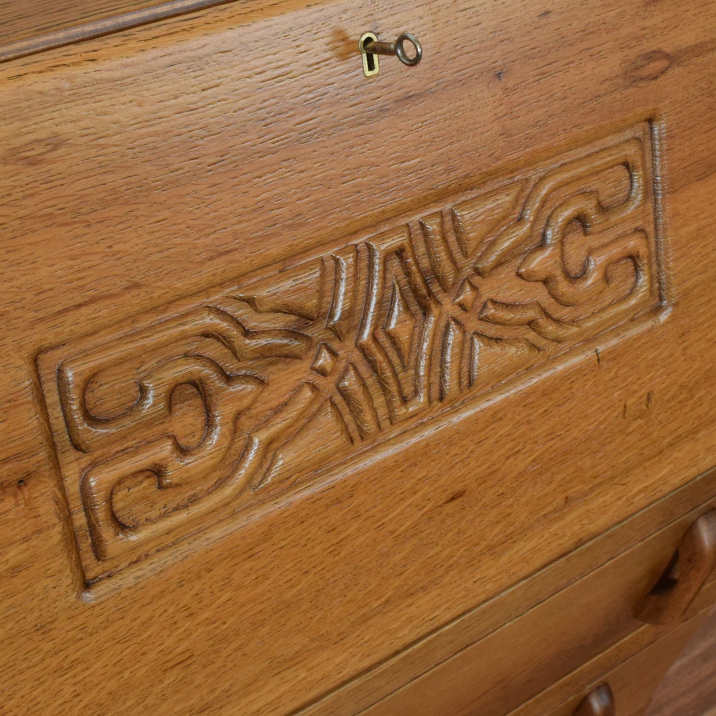 Restored Oak Bureau