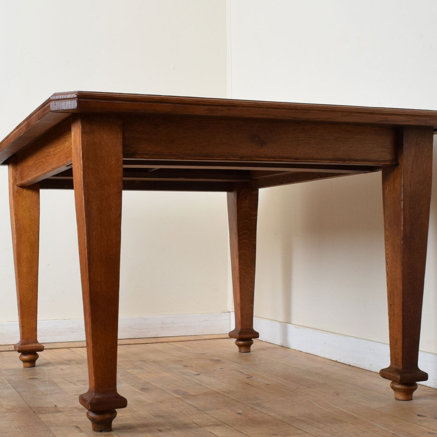 Oak Dining Table and Six