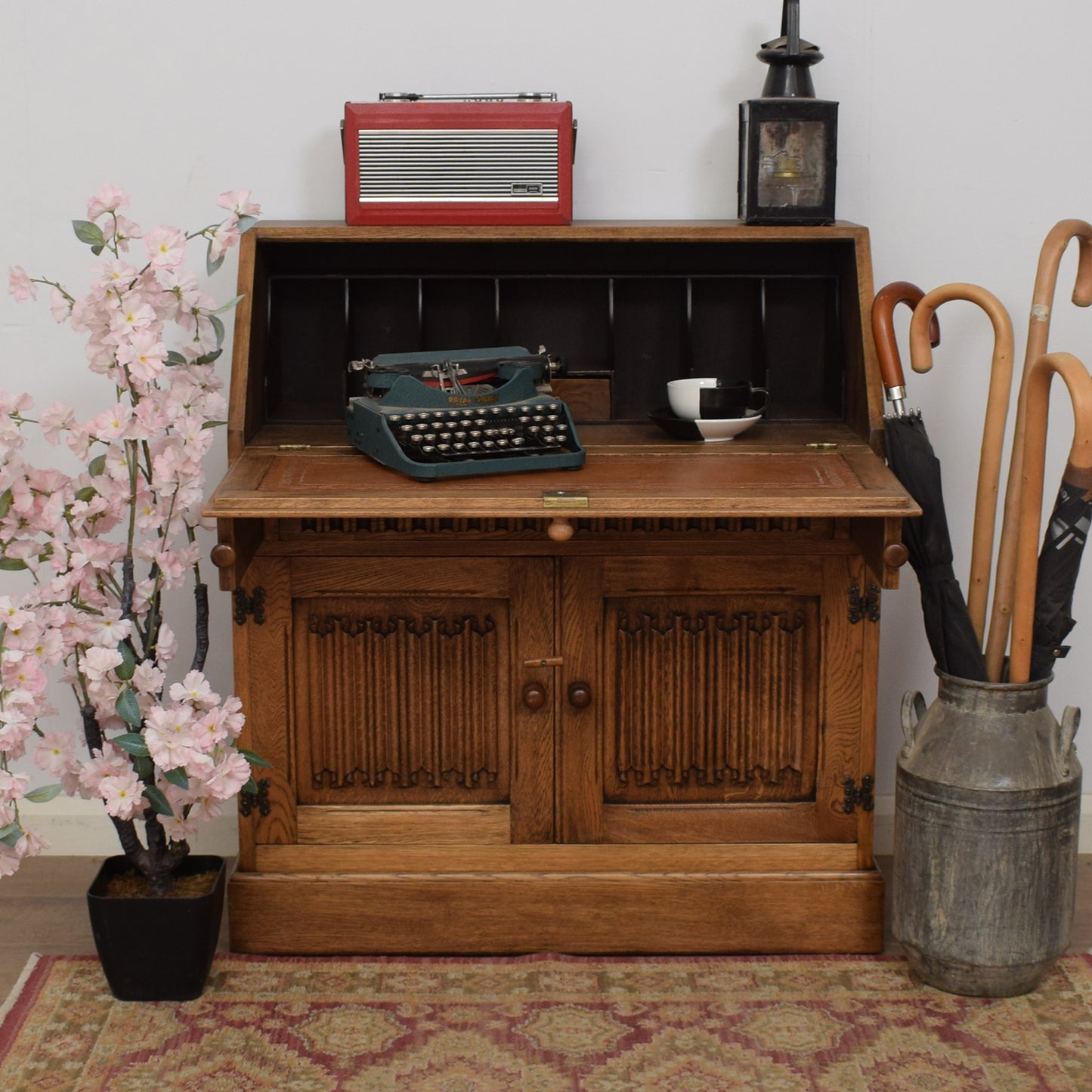 Restored Oak Bureau