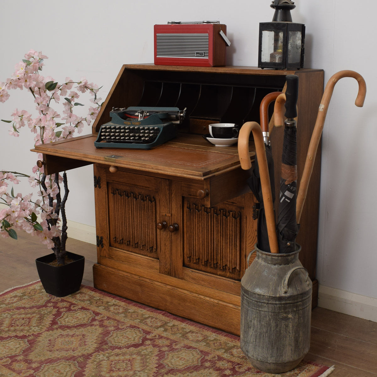 Restored Oak Bureau