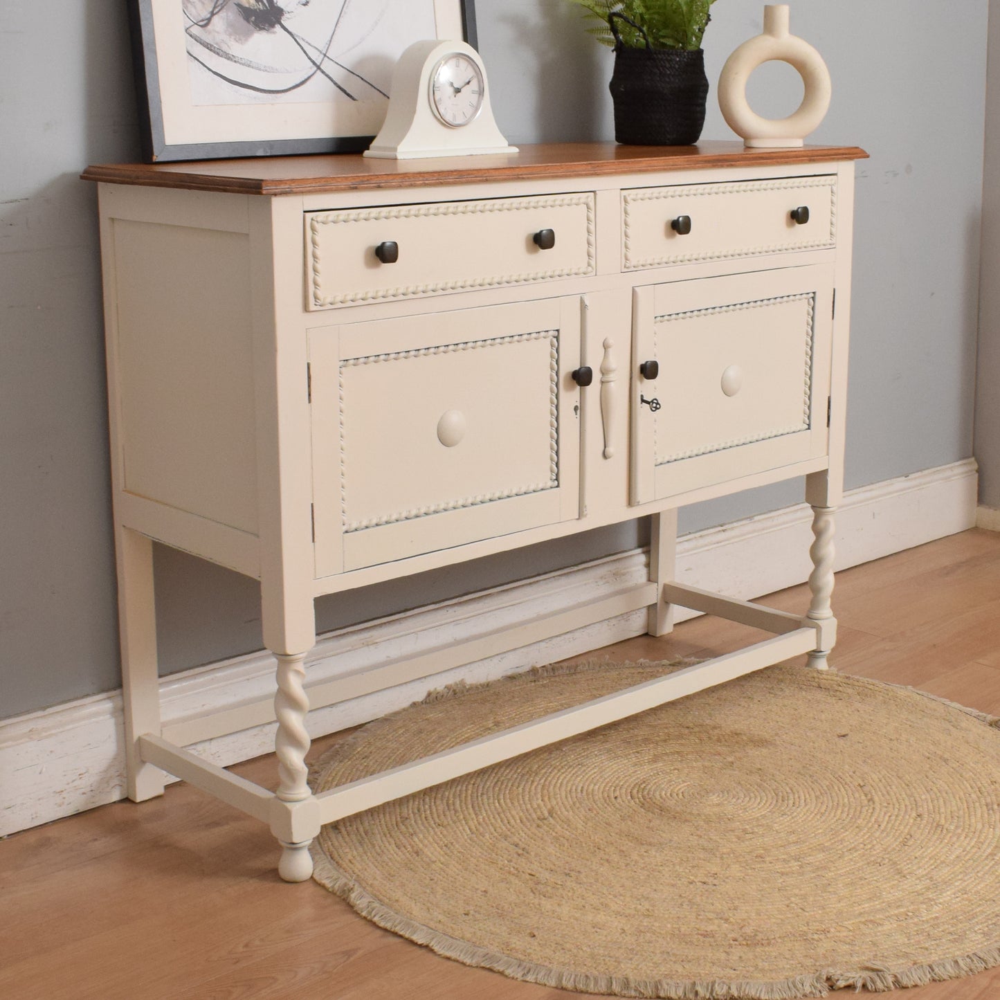 Painted Oak Sideboard