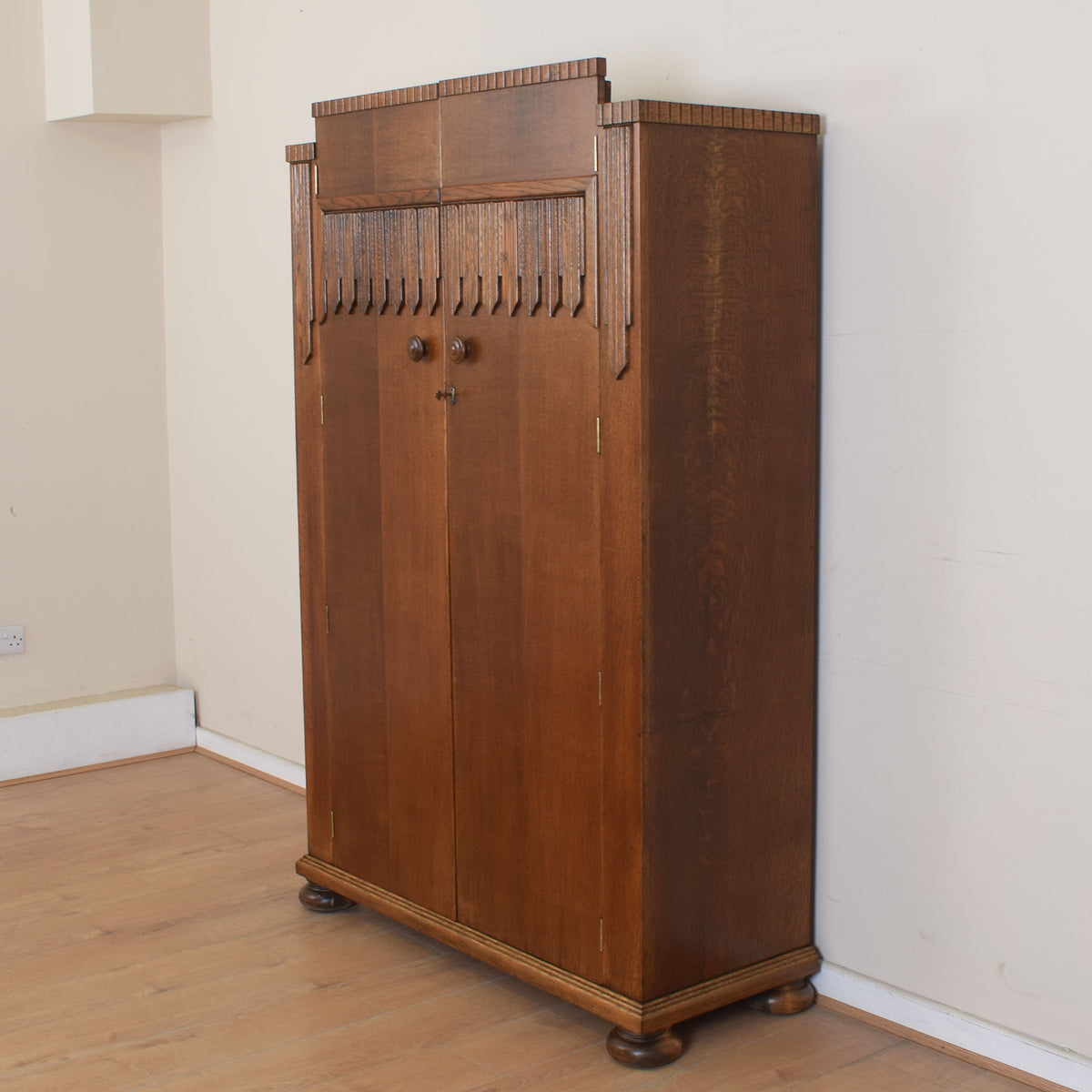 Oak Double Wardrobe