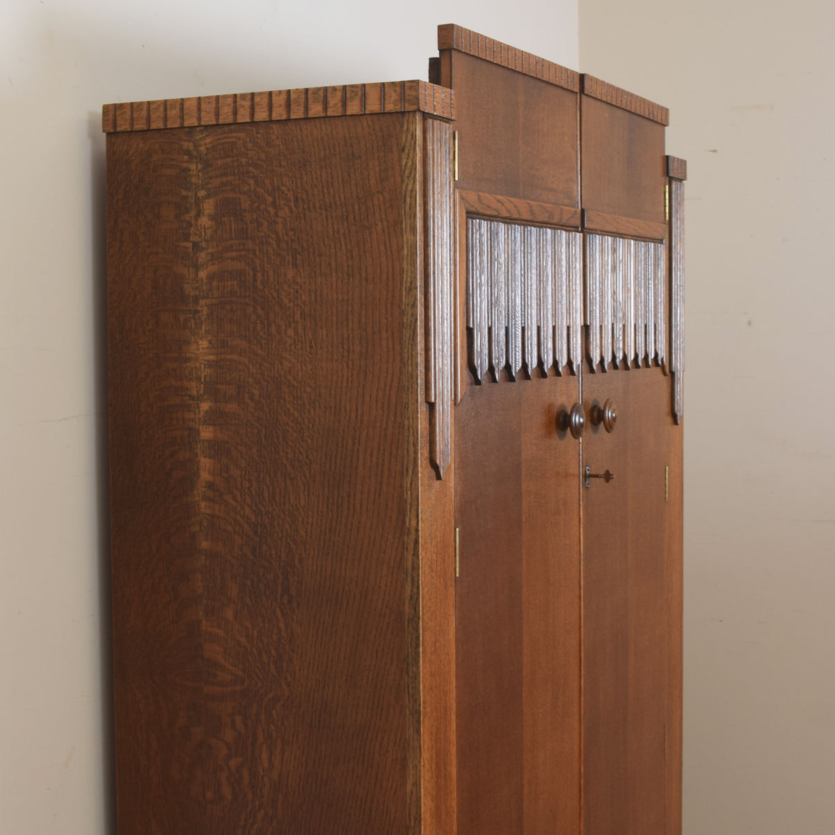Oak Double Wardrobe