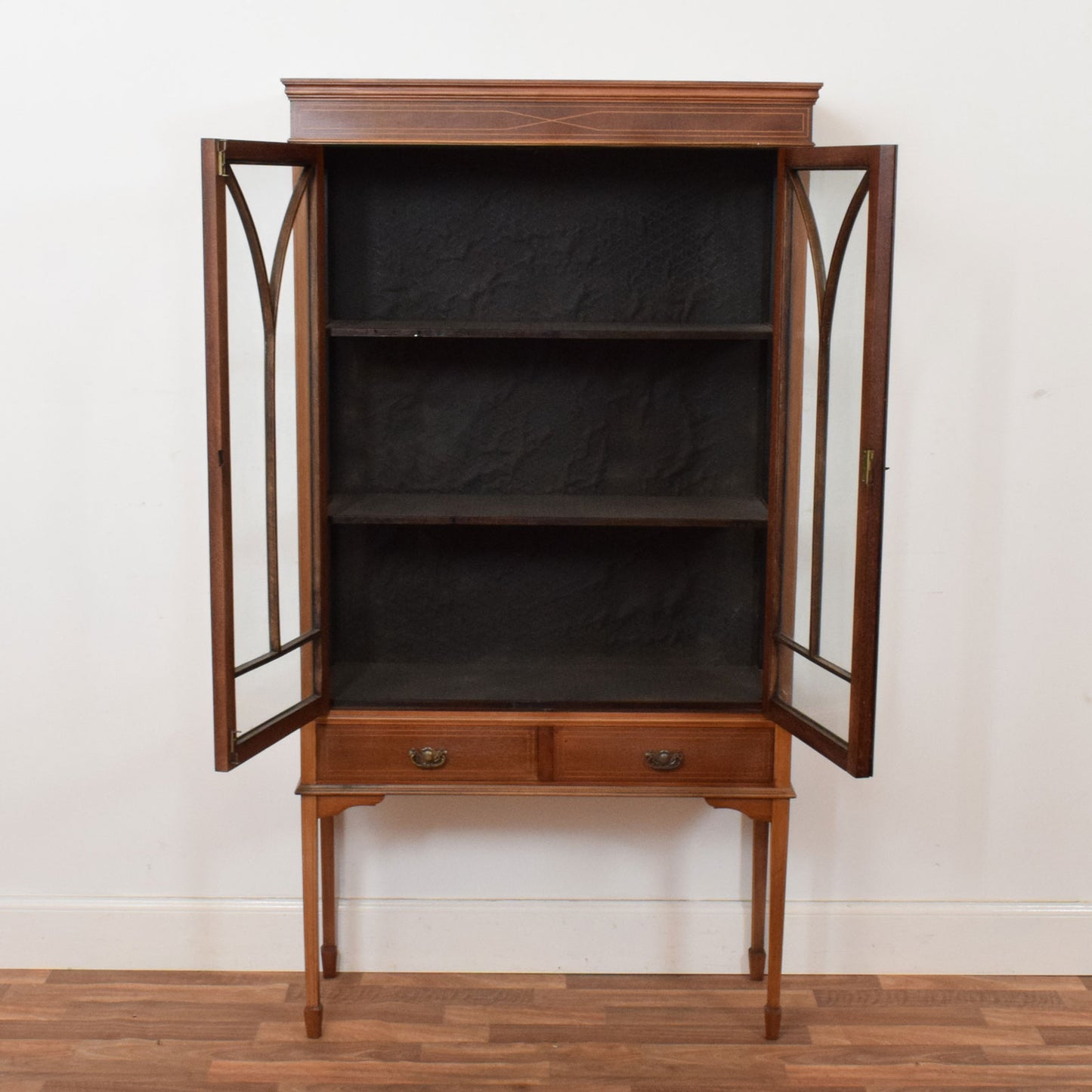 Glazed Mahogany Bookcase