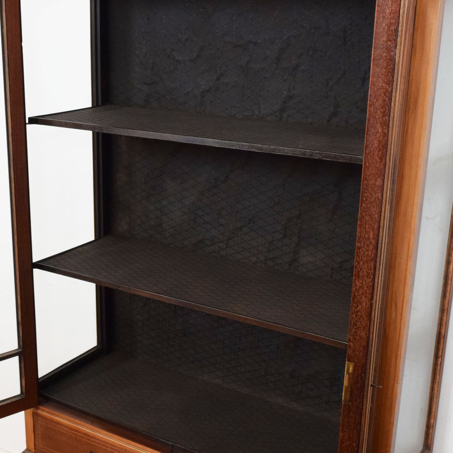 Glazed Mahogany Bookcase