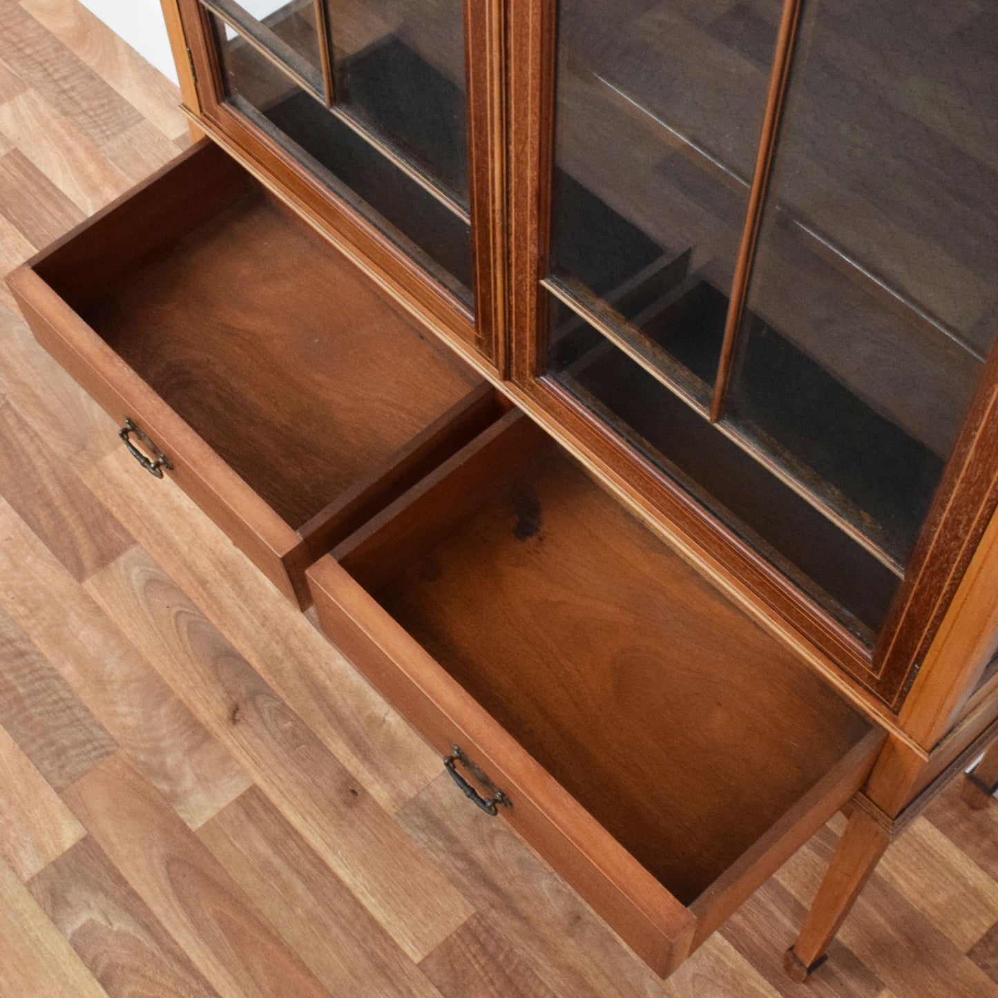 Glazed Mahogany Bookcase
