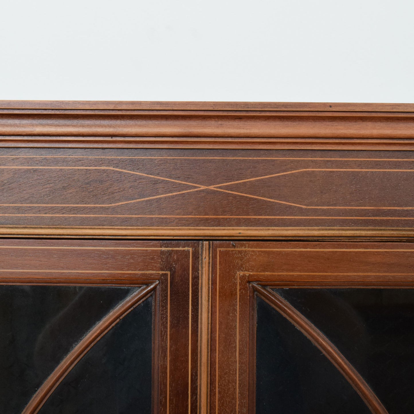 Glazed Mahogany Bookcase