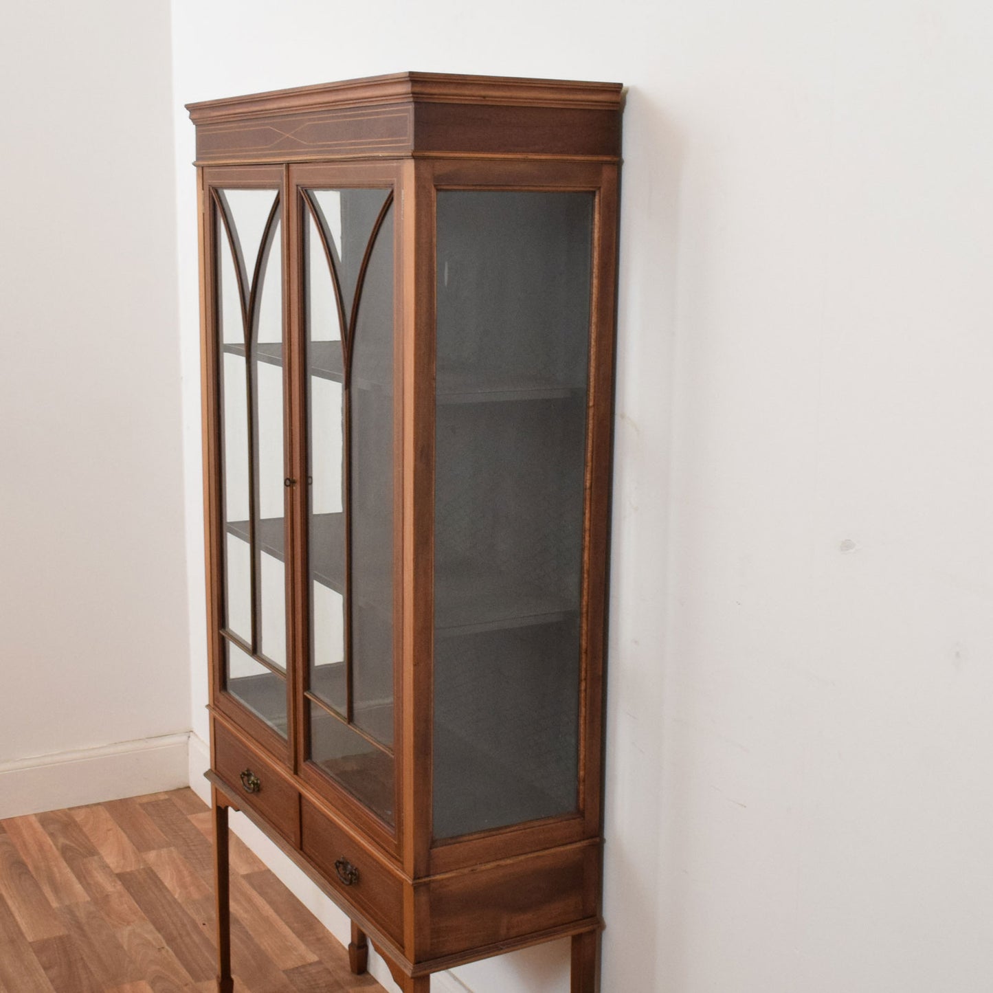 Glazed Mahogany Bookcase