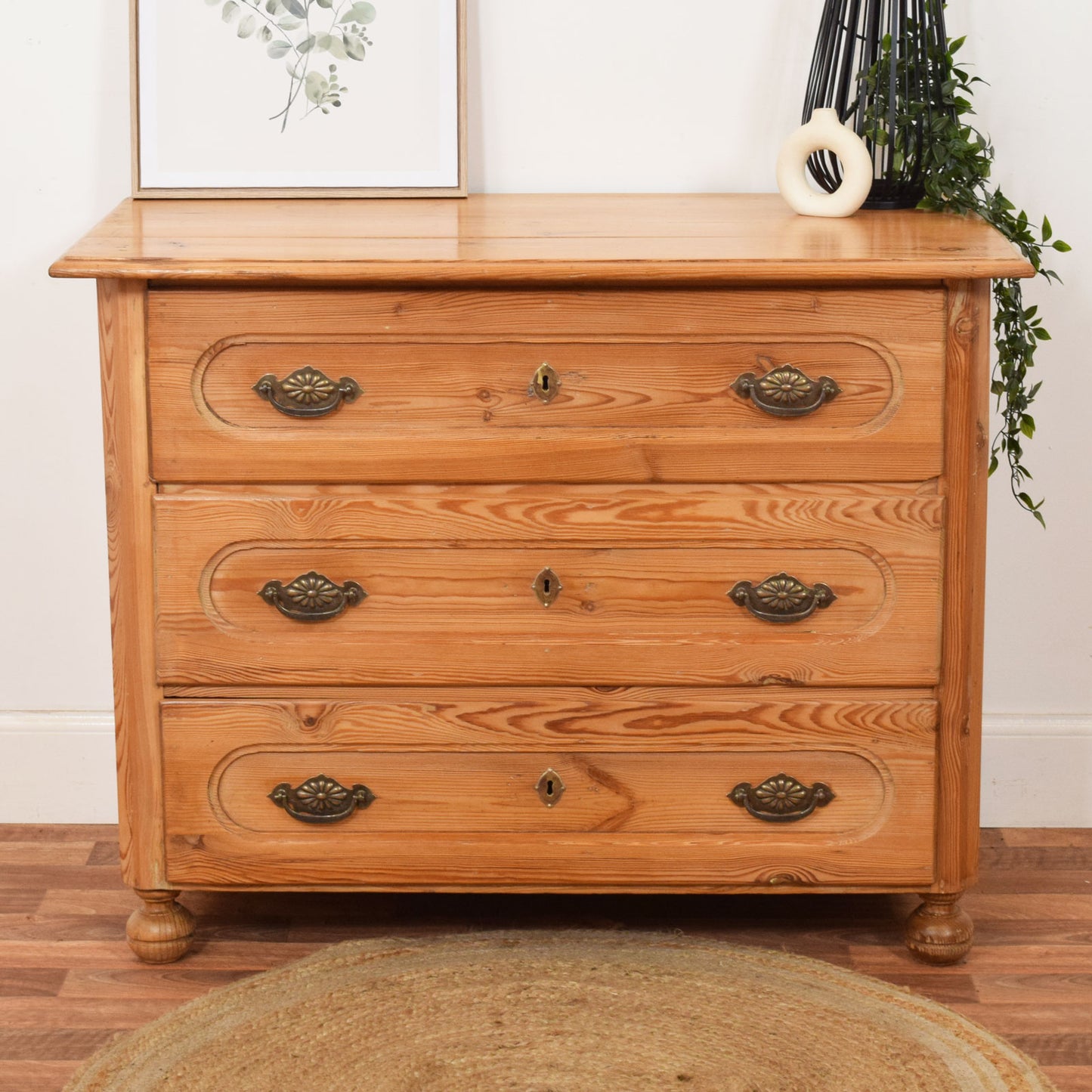 Restored Pine Chest of Drawers