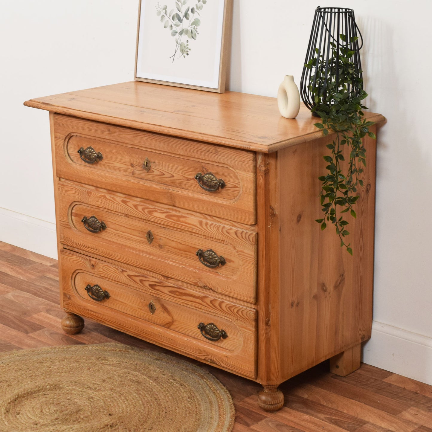 Restored Pine Chest of Drawers