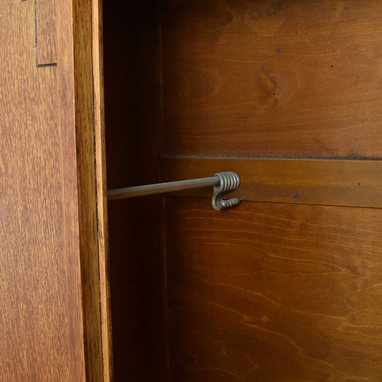 Restored Oak Hall Wardrobe