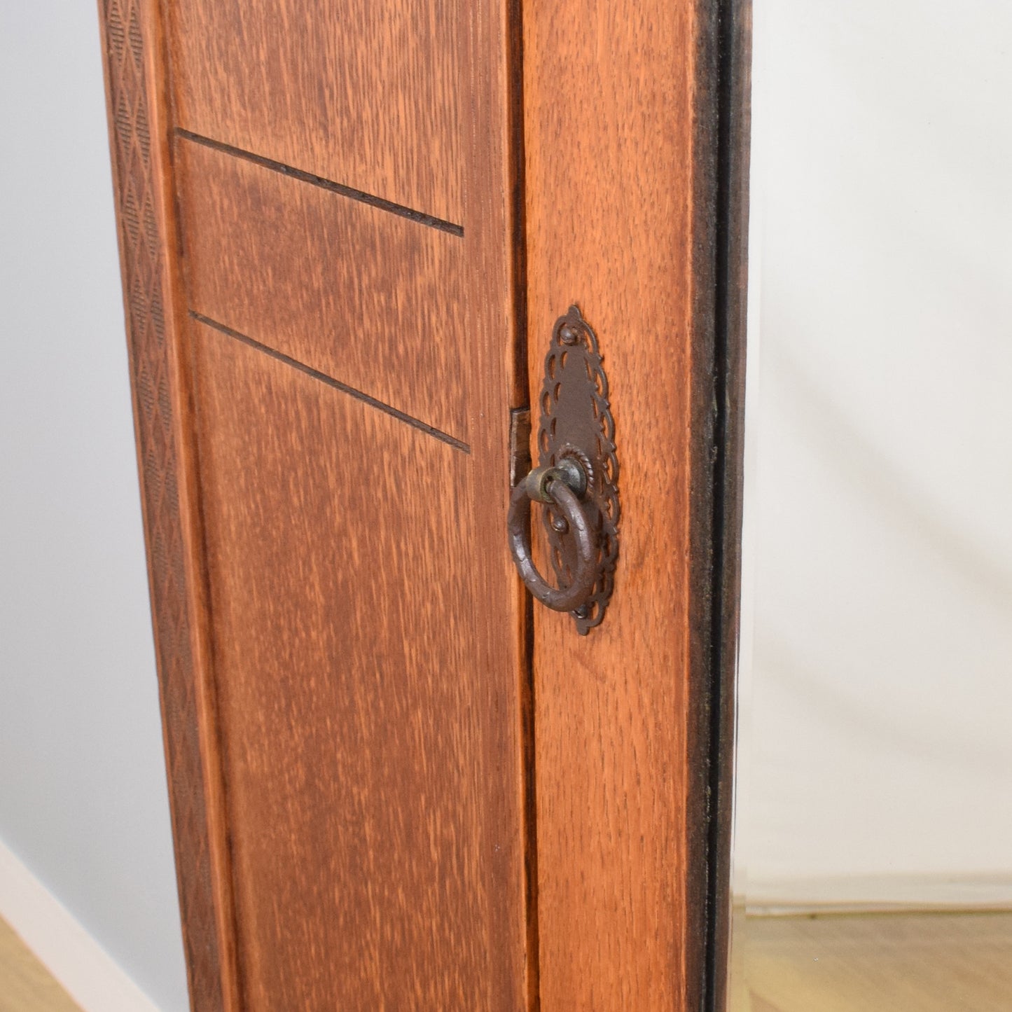 Restored Oak Hall Wardrobe