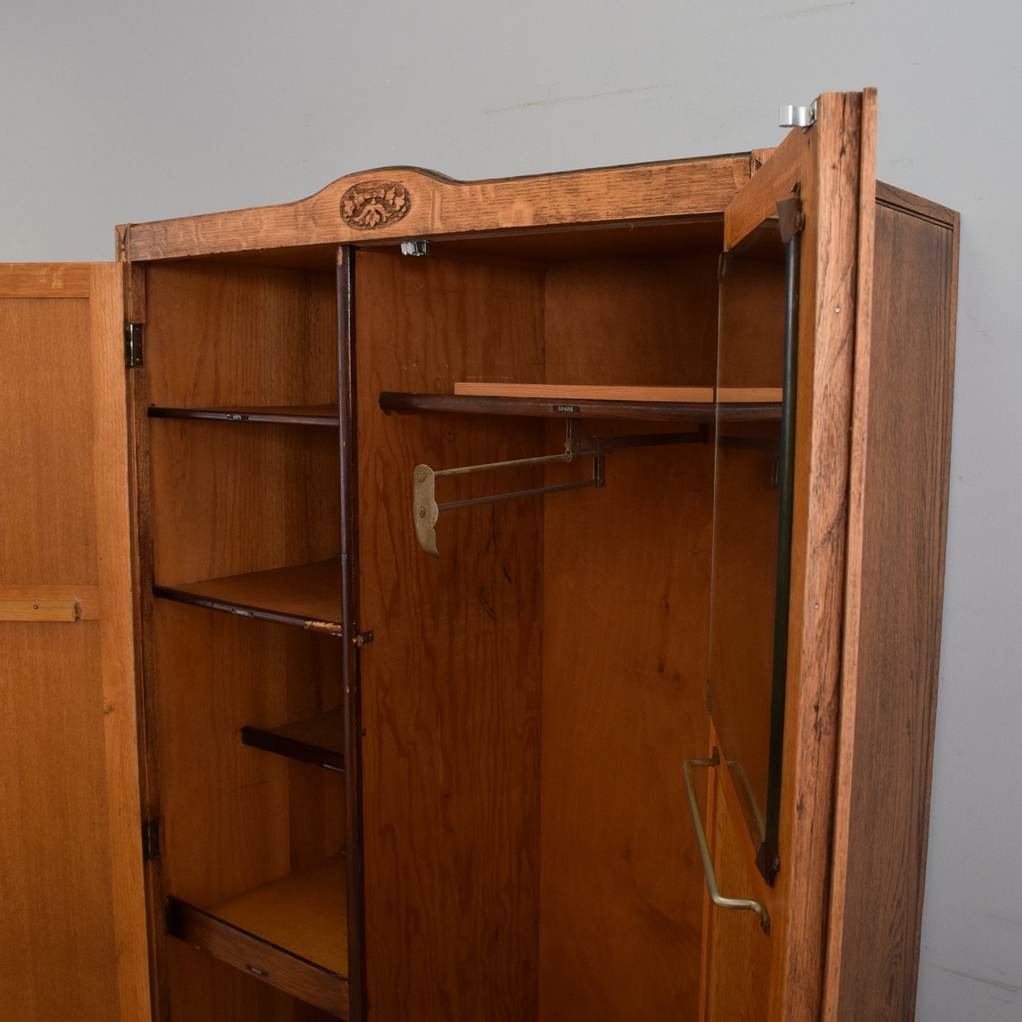 Restored Oak Hallrobe