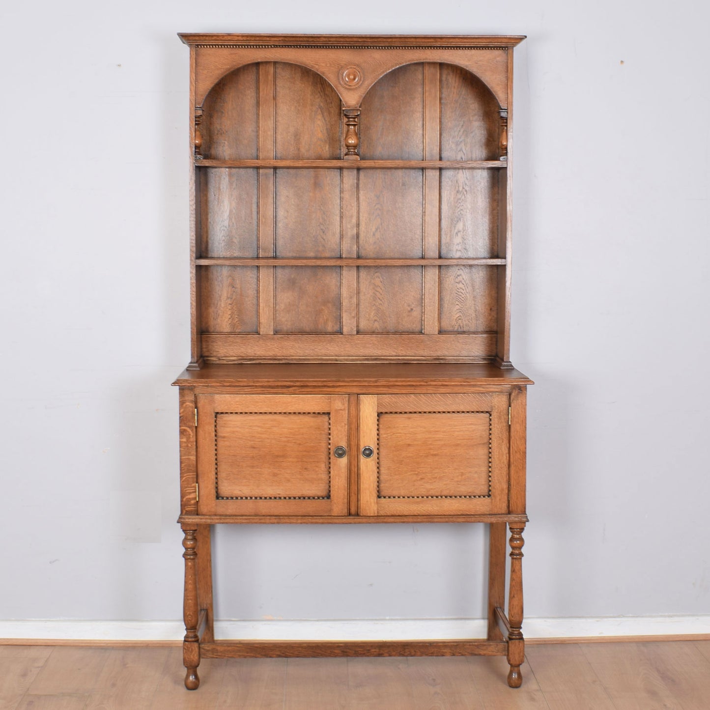 Beaded Oak Welsh Dresser