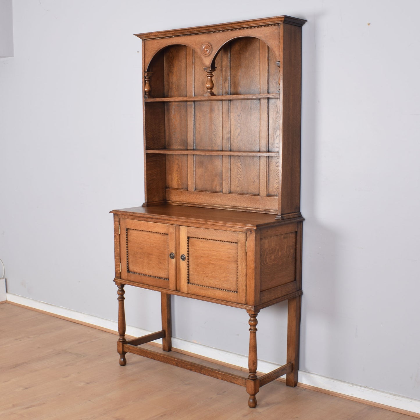 Beaded Oak Welsh Dresser