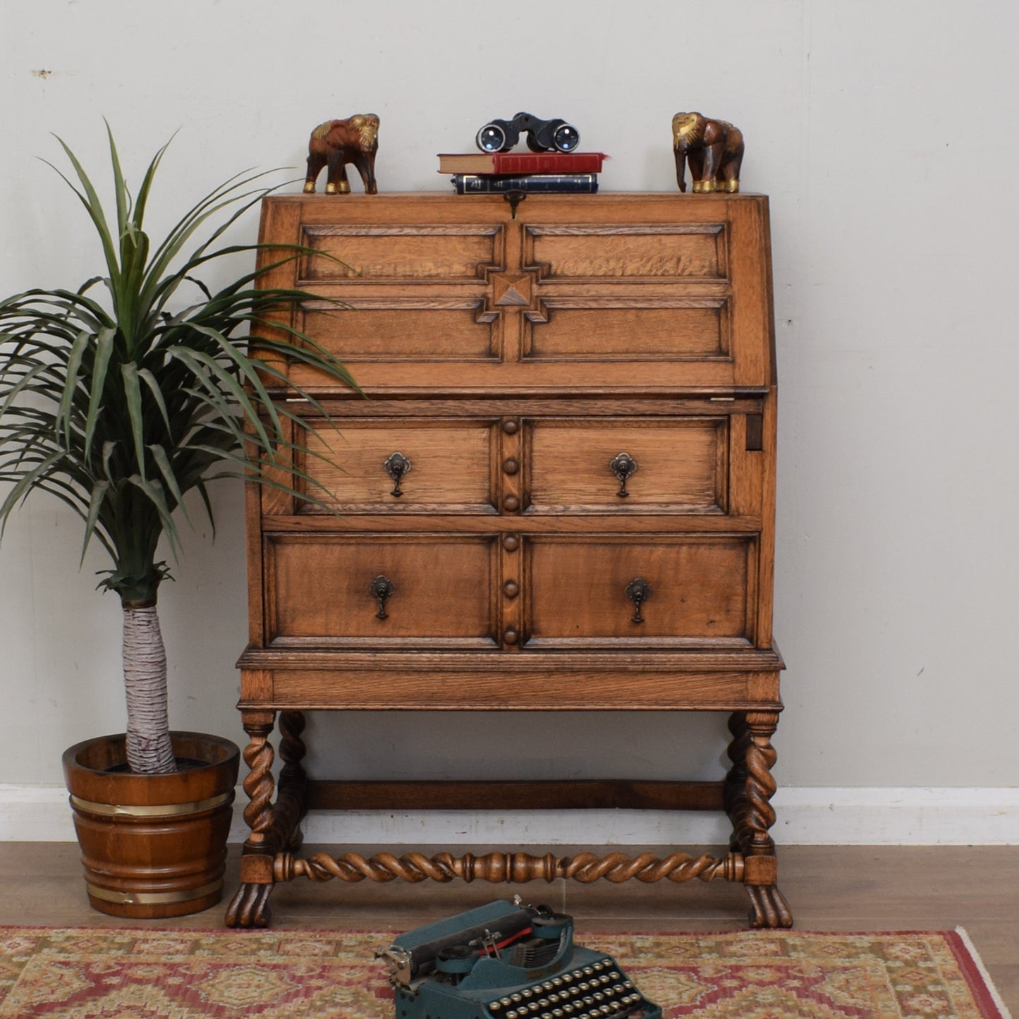 Vintage Oak Bureau