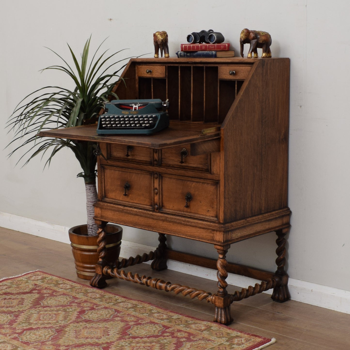 Vintage Oak Bureau