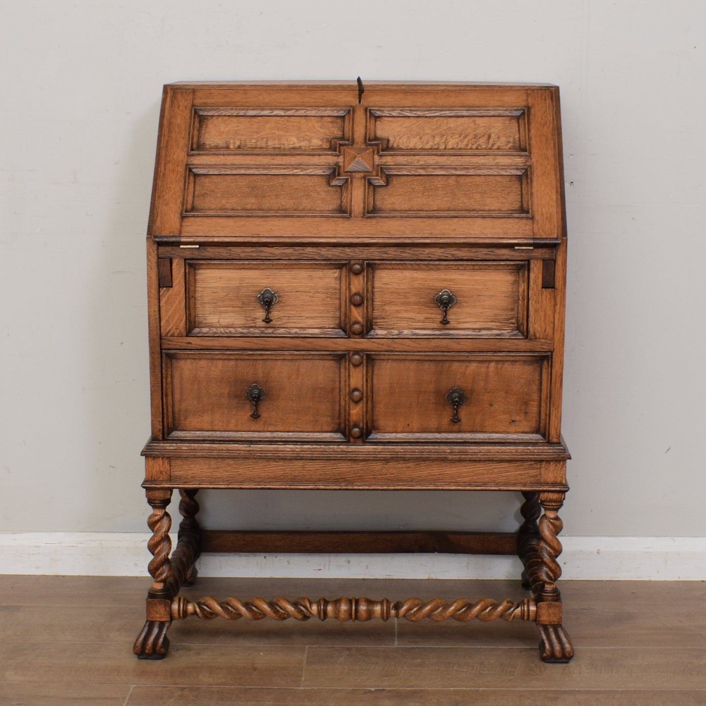 Vintage Oak Bureau