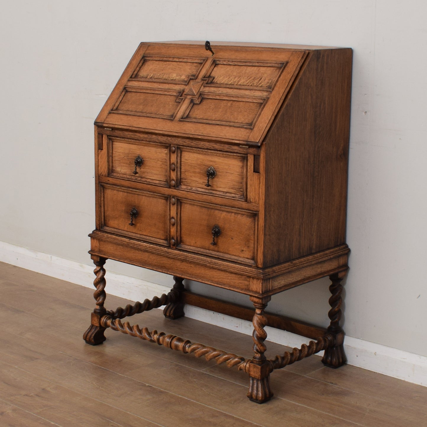 Vintage Oak Bureau