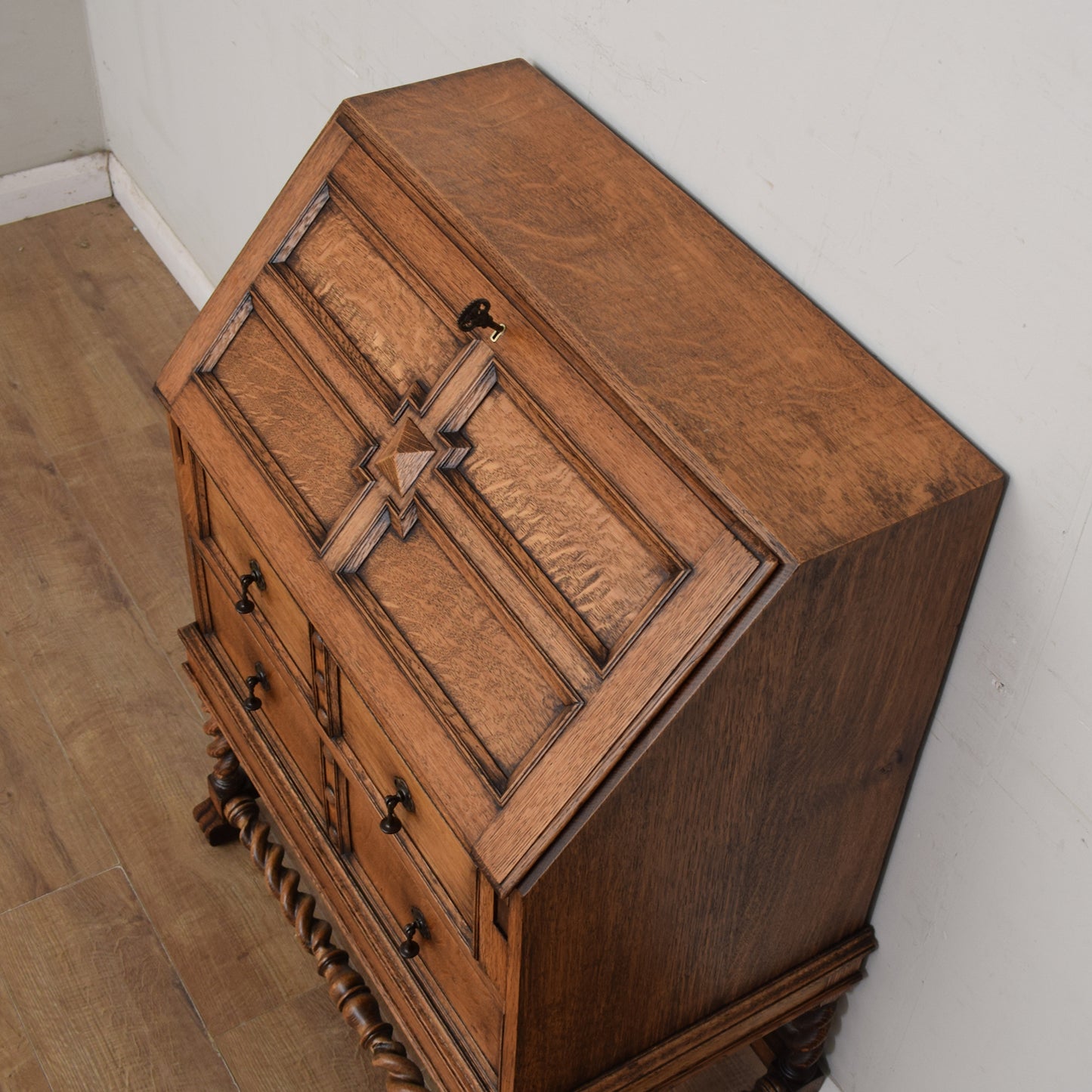 Vintage Oak Bureau