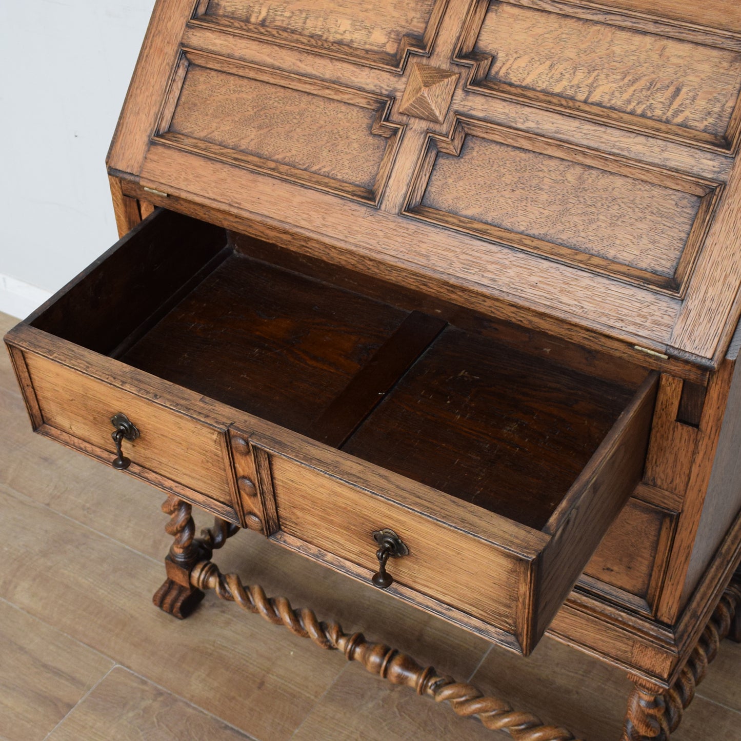 Vintage Oak Bureau