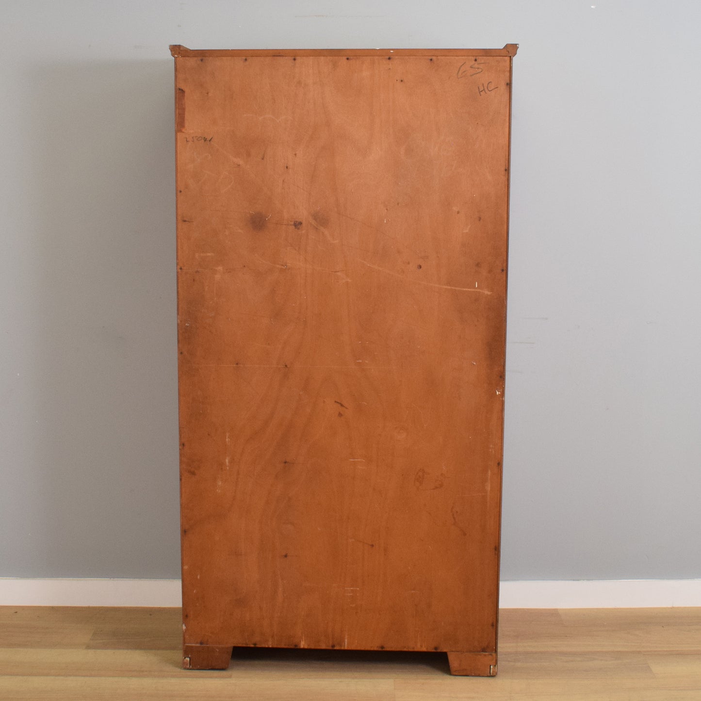 Restored Oak Gents Wardrobe