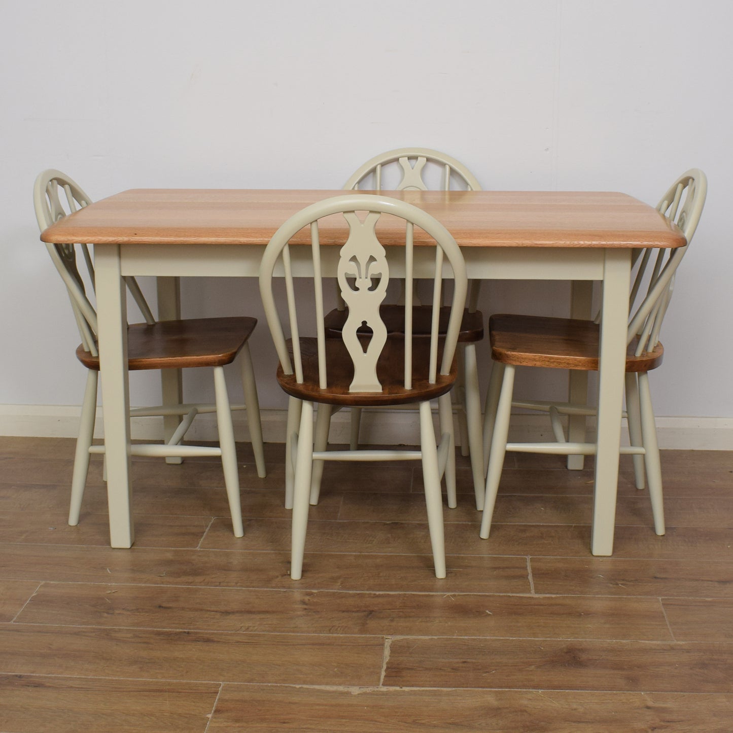 Painted Table & Four Chairs