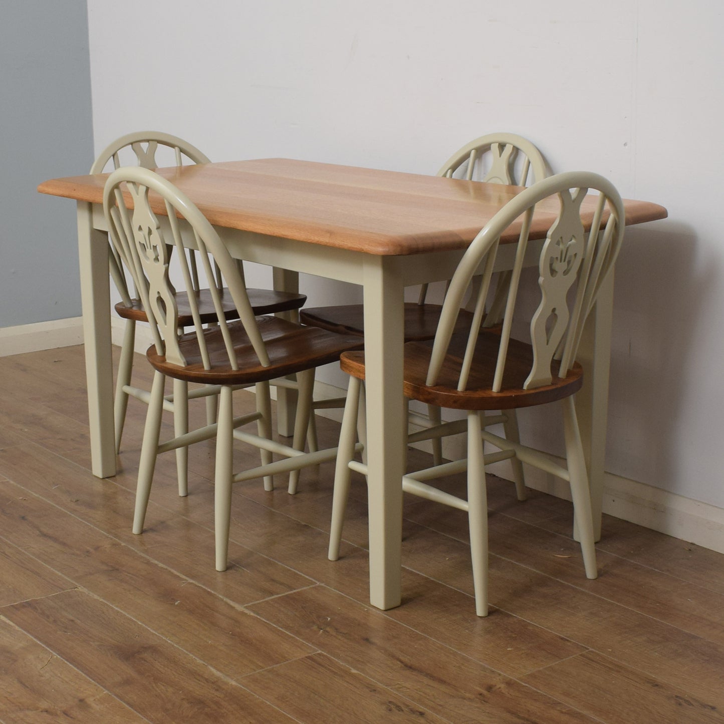 Painted Table & Four Chairs