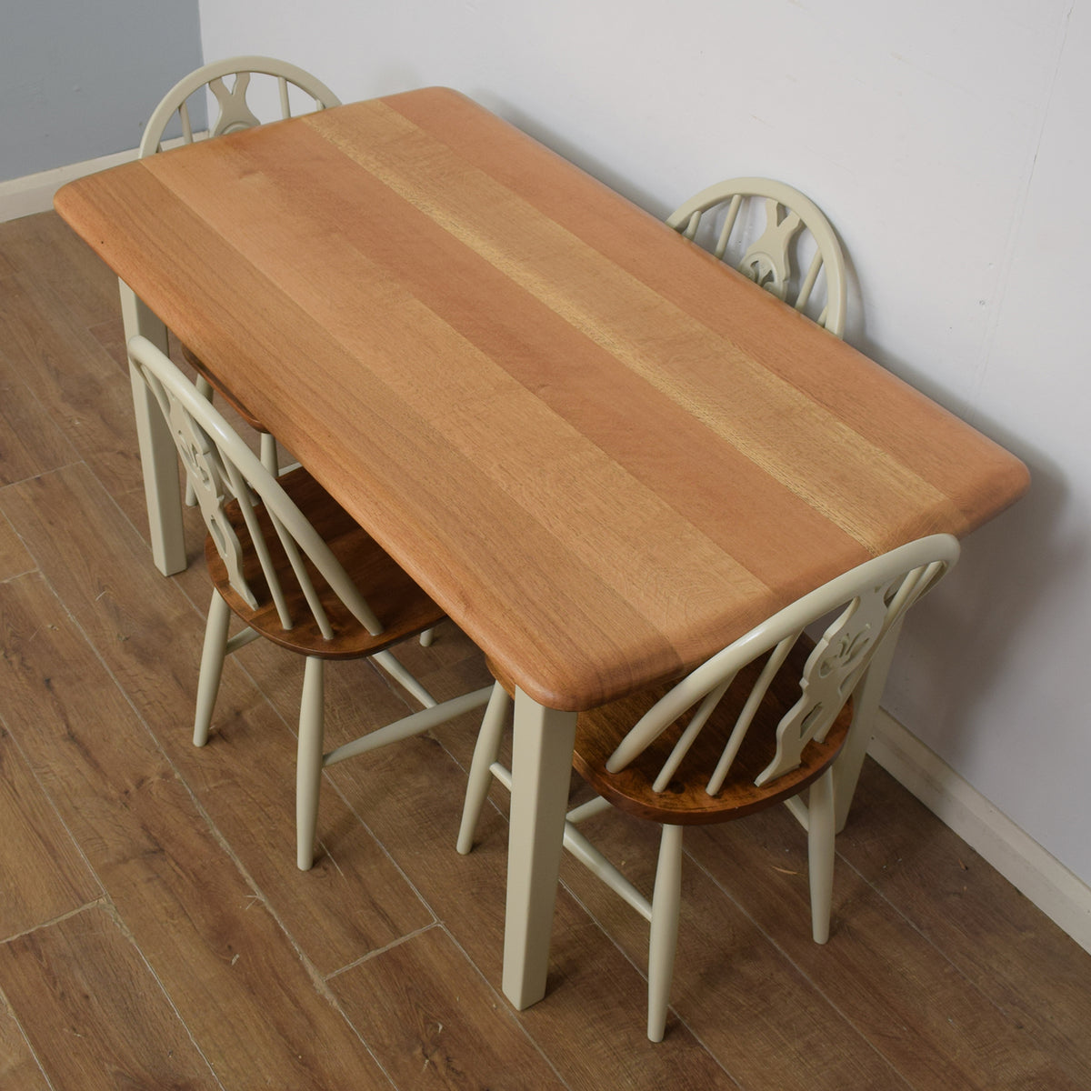 Painted Table & Four Chairs