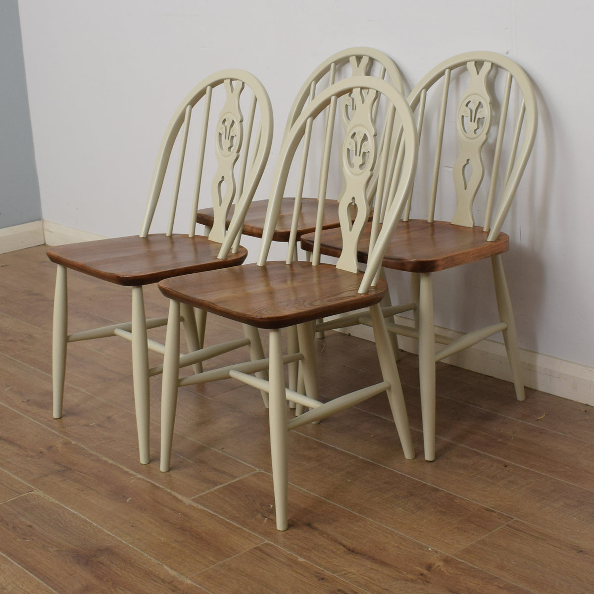 Painted Table & Four Chairs