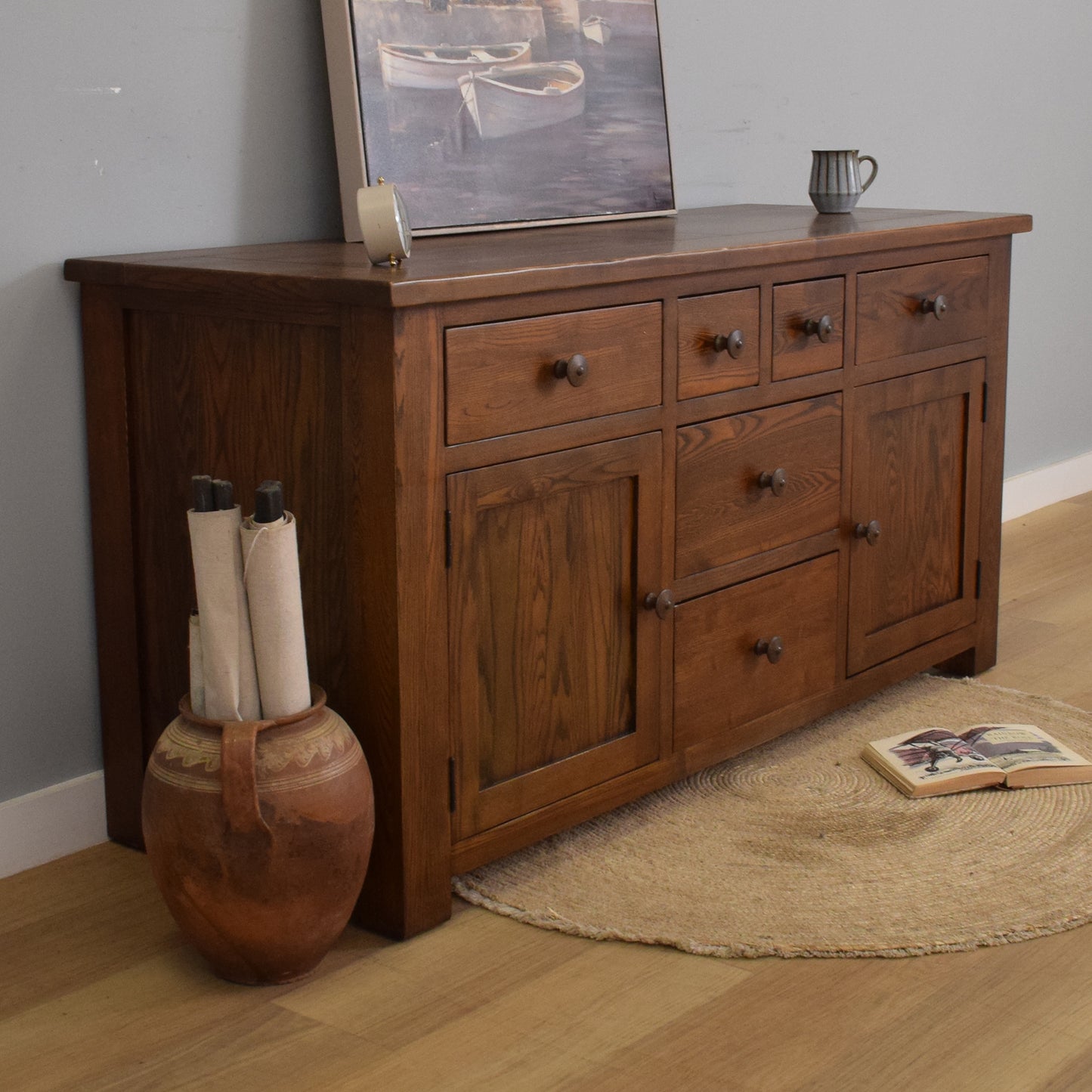 Modern Oak Sideboard