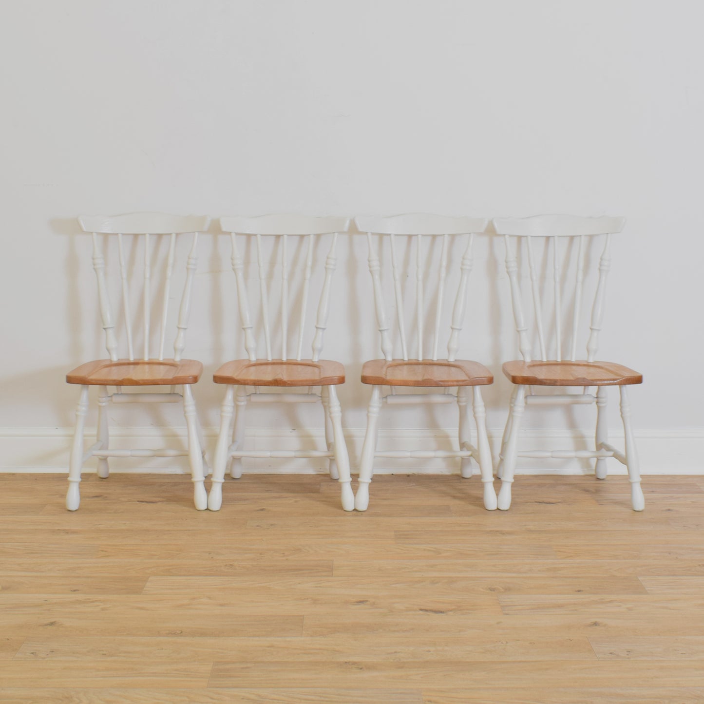 Painted Table And Four Chairs