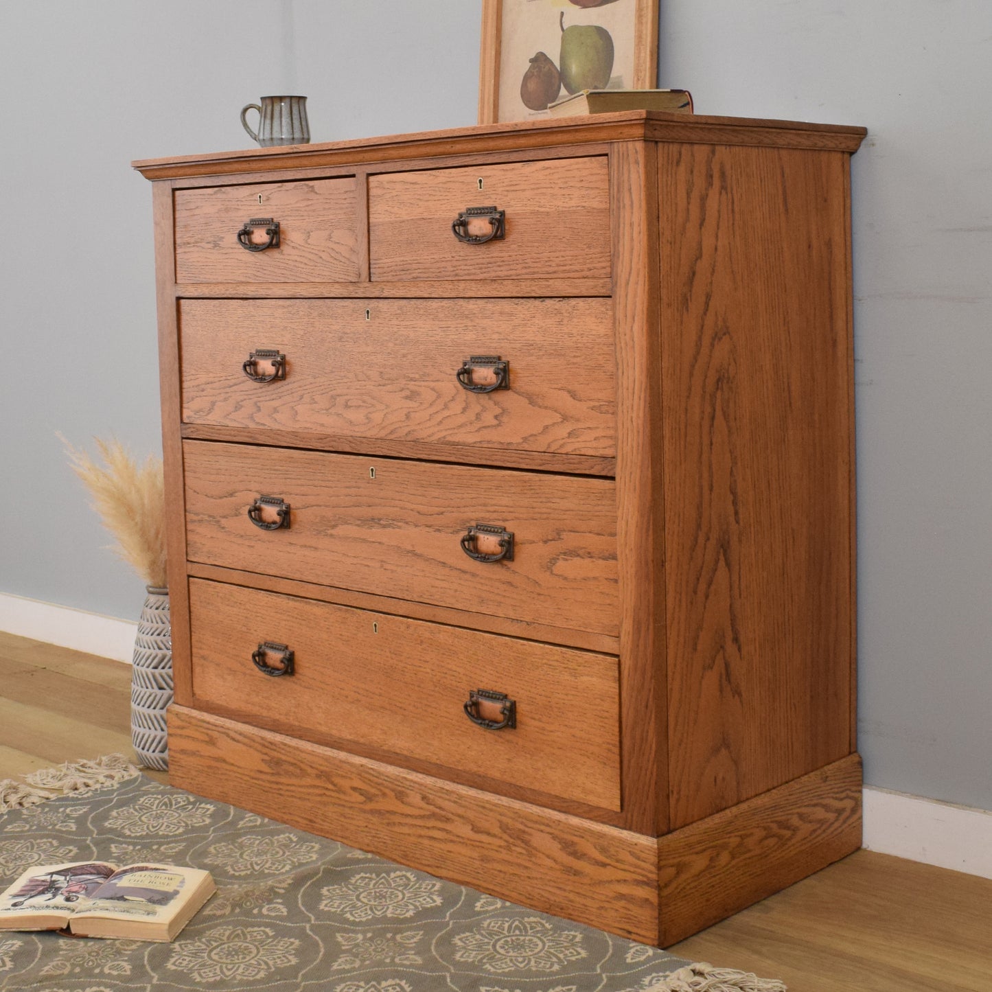 Large Oak Chest of Drawers